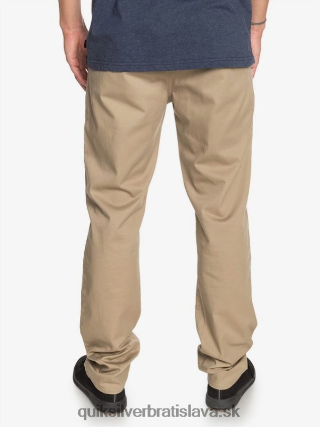 každodenné chino vreckové nohavice Quiksilver muži B80HXR1159 brestový