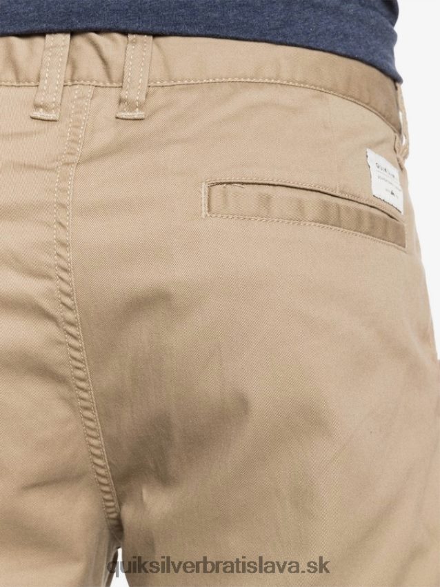 každodenné chino vreckové nohavice Quiksilver muži B80HXR1159 brestový
