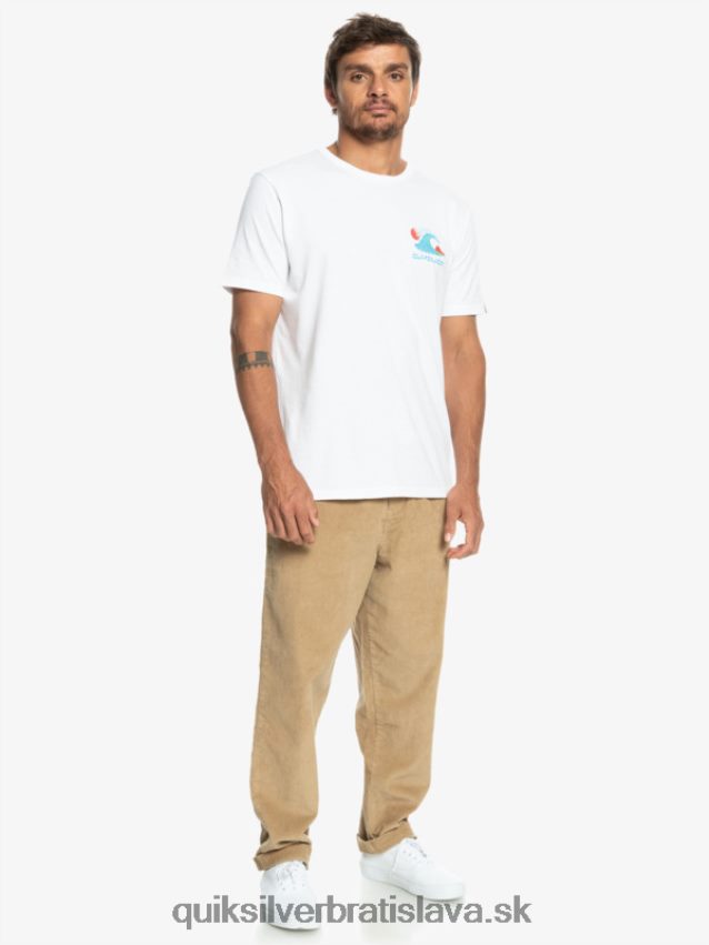 manšestrové nohavice cord beach cruiser Quiksilver muži B80HXR920 plage