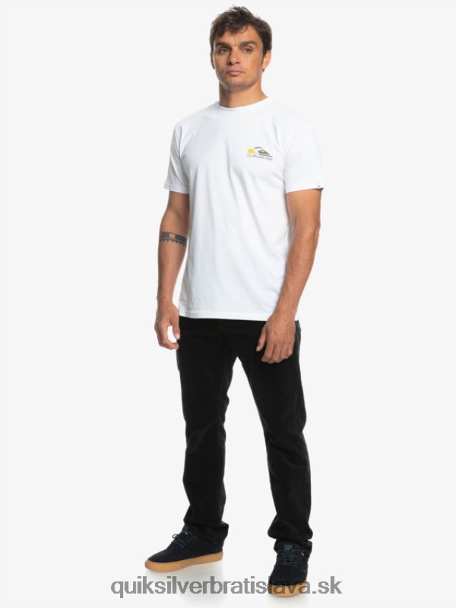 manšestrové nohavice kracker cordur Quiksilver muži B80HXR1546 čierna