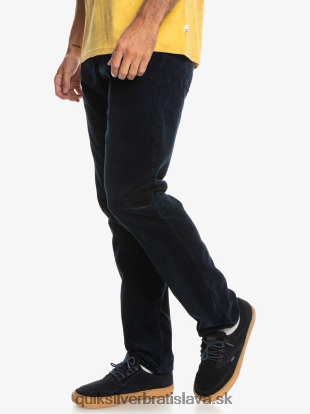 manšestrové nohavice kracker cordur Quiksilver muži B80HXR1548 námornícke sako