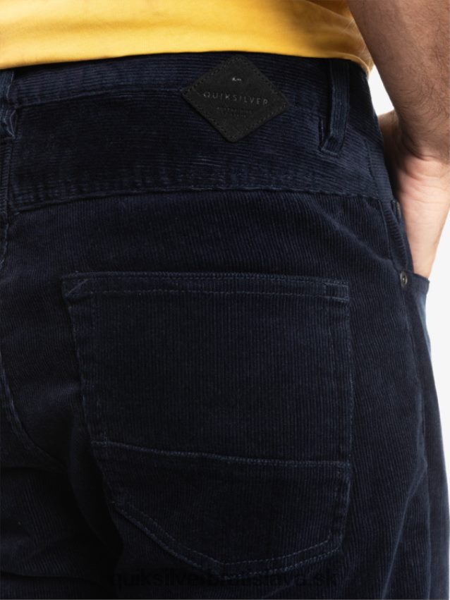 manšestrové nohavice kracker cordur Quiksilver muži B80HXR1548 námornícke sako
