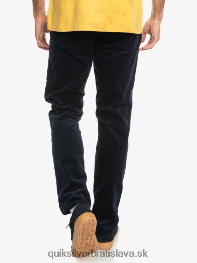 manšestrové nohavice kracker cordur Quiksilver muži B80HXR1548 námornícke sako