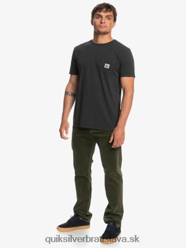 manšestrové nohavice kracker cordur Quiksilver muži B80HXR1549 hroznový list