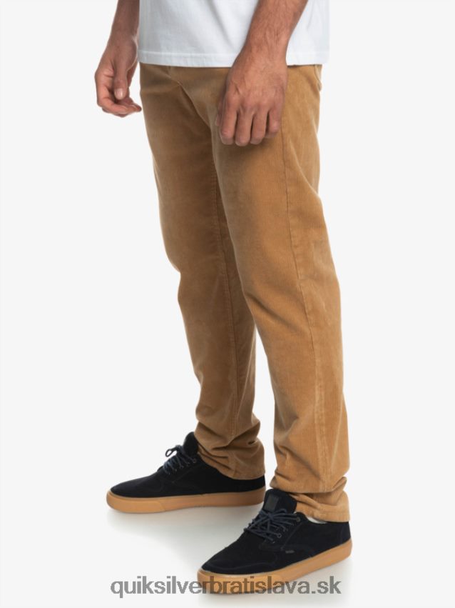 manšestrové nohavice kracker cordur Quiksilver muži B80HXR1550 plage