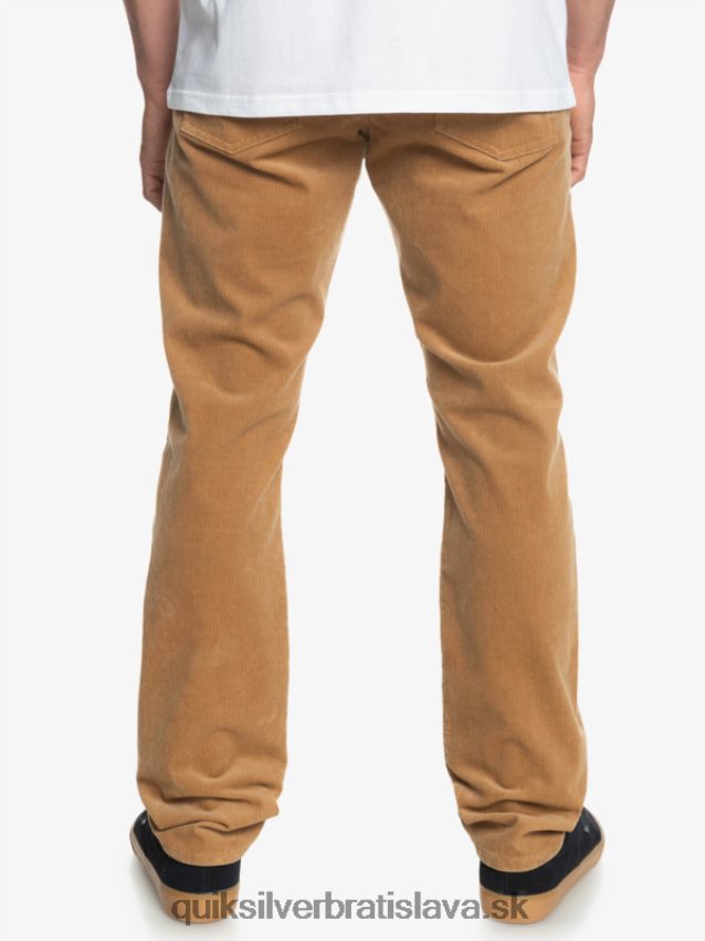 manšestrové nohavice kracker cordur Quiksilver muži B80HXR1550 plage