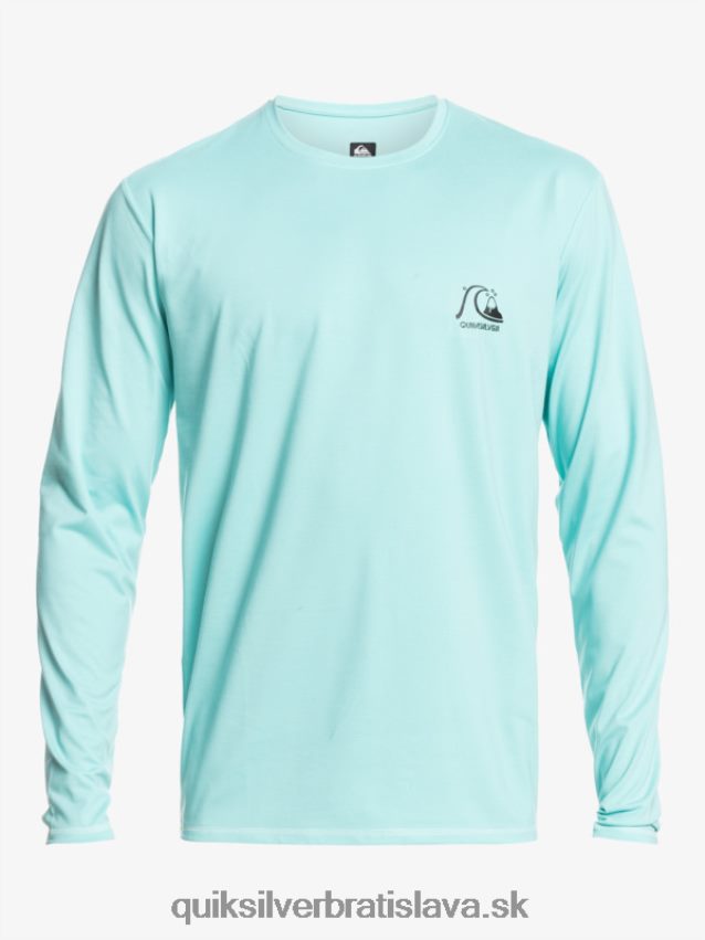 Dedičské vresové tričko na surf s dlhým rukávom upf 50 Quiksilver muži B80HXR1468 anjel modrý vres