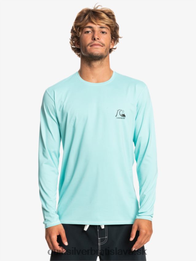 Dedičské vresové tričko na surf s dlhým rukávom upf 50 Quiksilver muži B80HXR1468 anjel modrý vres