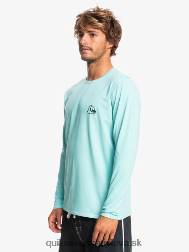 Dedičské vresové tričko na surf s dlhým rukávom upf 50 Quiksilver muži B80HXR1468 anjel modrý vres