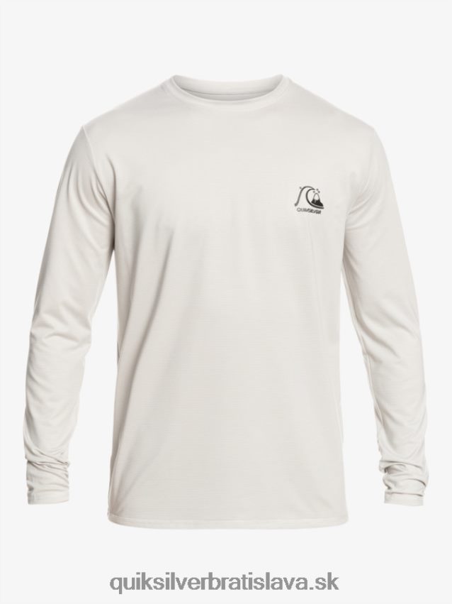 Dedičské vresové tričko na surf s dlhým rukávom upf 50 Quiksilver muži B80HXR1469 šedofialový vres
