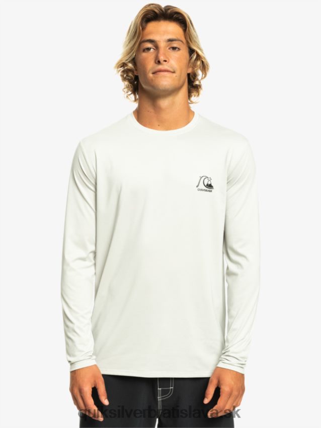 Dedičské vresové tričko na surf s dlhým rukávom upf 50 Quiksilver muži B80HXR1469 šedofialový vres