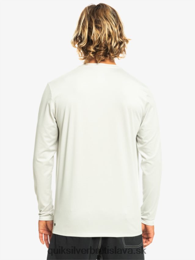 Dedičské vresové tričko na surf s dlhým rukávom upf 50 Quiksilver muži B80HXR1469 šedofialový vres