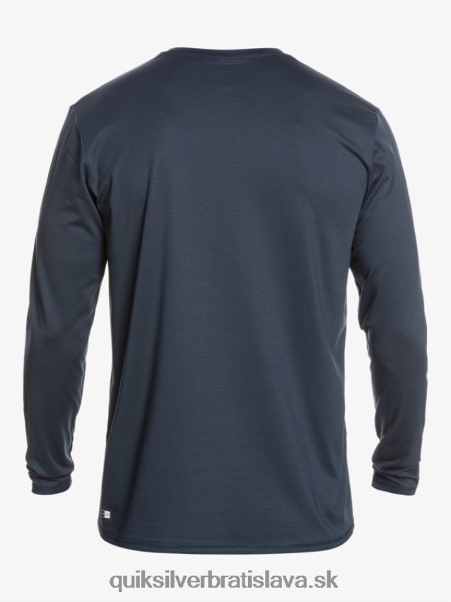 Dedičské vresové tričko na surf s dlhým rukávom upf 50 Quiksilver muži B80HXR1470 polnočný námornícky vres
