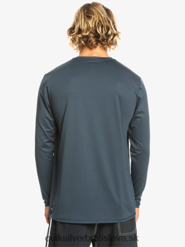 Dedičské vresové tričko na surf s dlhým rukávom upf 50 Quiksilver muži B80HXR1470 polnočný námornícky vres