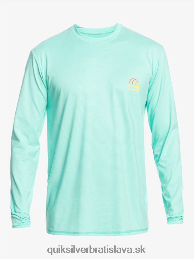 Dedičské vresové tričko na surf s dlhým rukávom upf 50 Quiksilver muži B80HXR1471 bazén zelený vres