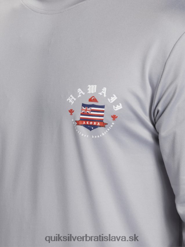 Hawaii royalty upf 50 tričko na surfovanie s dlhým rukávom Quiksilver muži B80HXR925 fujavica