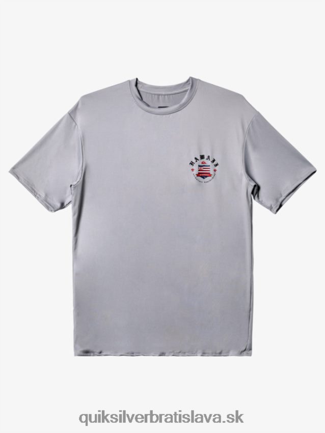 Hawaii royalty upf 50 tričko na surfovanie s krátkym rukávom Quiksilver muži B80HXR1124 fujavica
