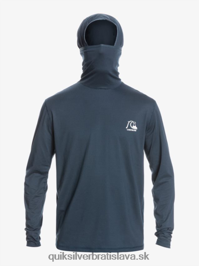 Heritage upf 50 surfové tričko s dlhým rukávom Quiksilver muži B80HXR417 polnočný námornícky vres