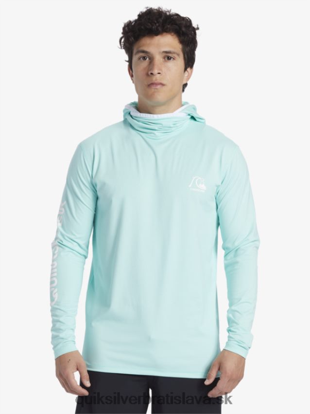 Heritage upf 50 surfové tričko s dlhým rukávom Quiksilver muži B80HXR419 nebesky modrý vres