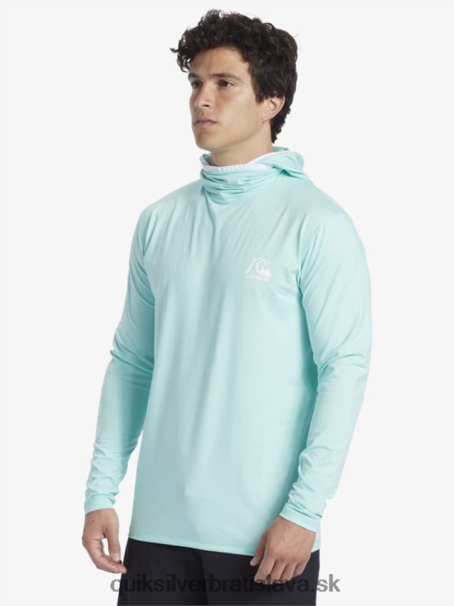 Heritage upf 50 surfové tričko s dlhým rukávom Quiksilver muži B80HXR419 nebesky modrý vres