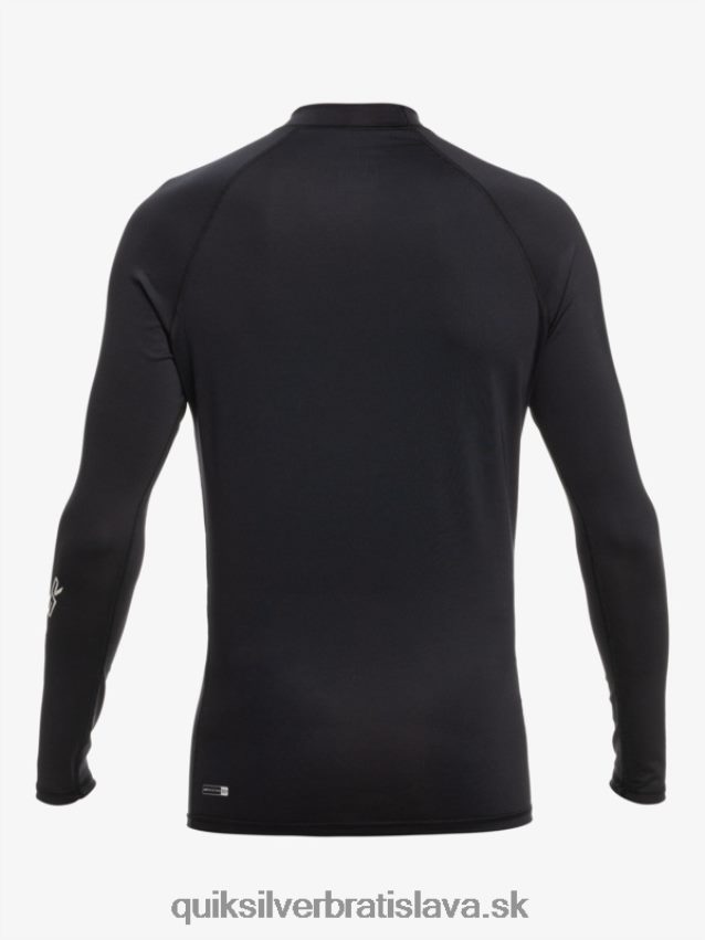 all time long sleeve upf 50 rashguard Quiksilver muži B80HXR817 čierna