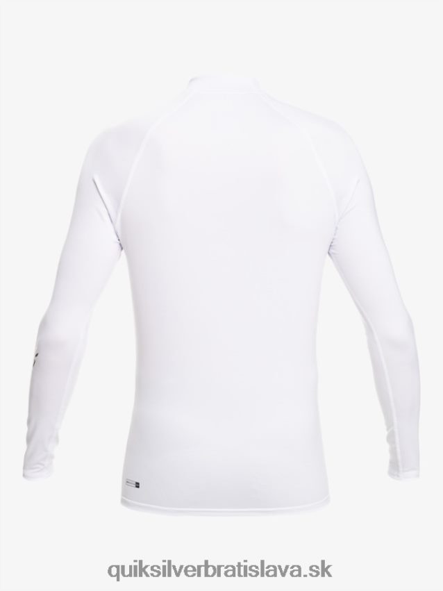 all time long sleeve upf 50 rashguard Quiksilver muži B80HXR818 biely