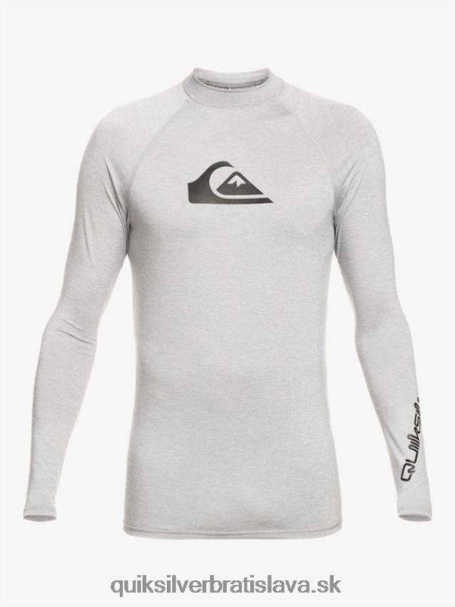 all time long sleeve upf 50 rashguard Quiksilver muži B80HXR819 vres so snehom