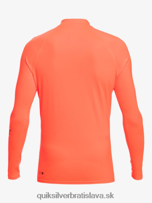 all time long sleeve upf 50 rashguard Quiksilver muži B80HXR821 ohnivý koral