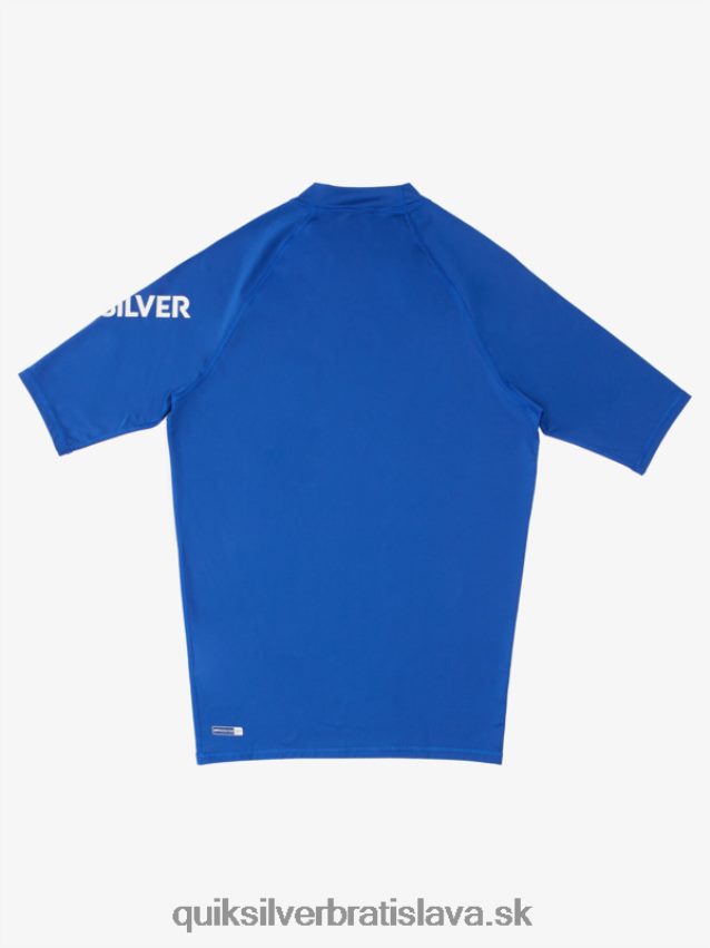 all time short sleeve upf 50 rashguard Quiksilver muži B80HXR1264 elektrický kráľovský