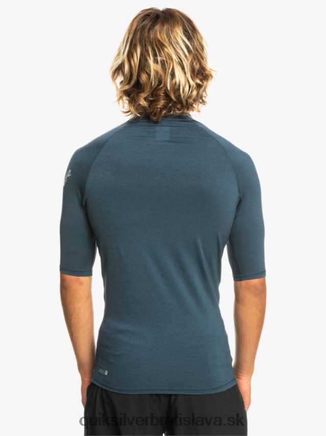all time short sleeve upf 50 rashguard Quiksilver muži B80HXR812 námornícke sako vres