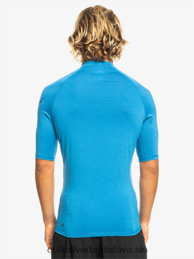 all time short sleeve upf 50 rashguard Quiksilver muži B80HXR814 šnorchlovať modrý vres