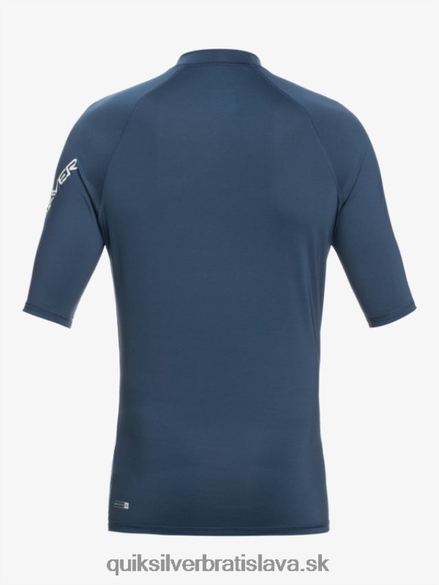 all time short sleeve upf 50 rashguard Quiksilver muži B80HXR815 insígnie modrá