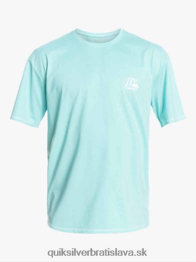 dedičné vresové tričko na surfovanie s krátkym rukávom upf 50 Quiksilver muži B80HXR1128 anjel modrý vres