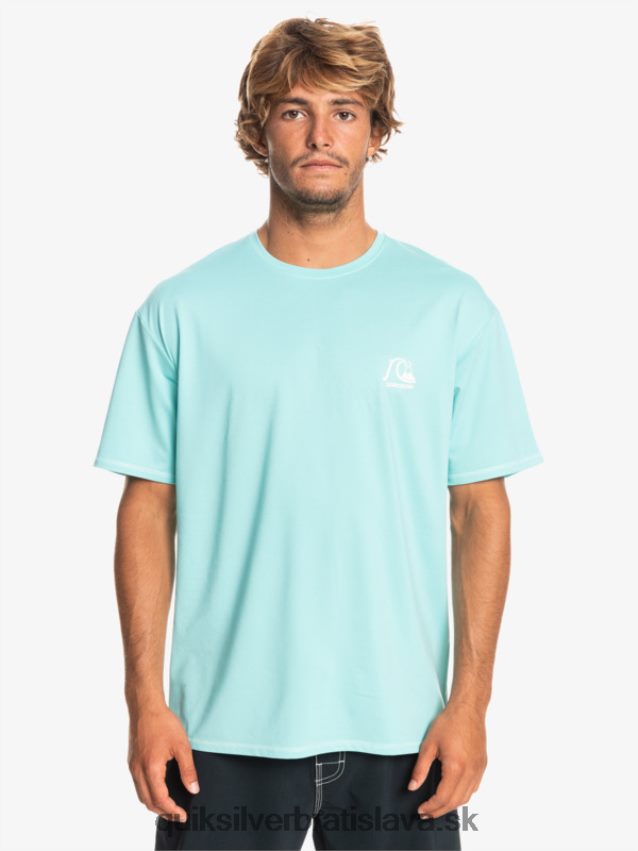 dedičné vresové tričko na surfovanie s krátkym rukávom upf 50 Quiksilver muži B80HXR1128 anjel modrý vres