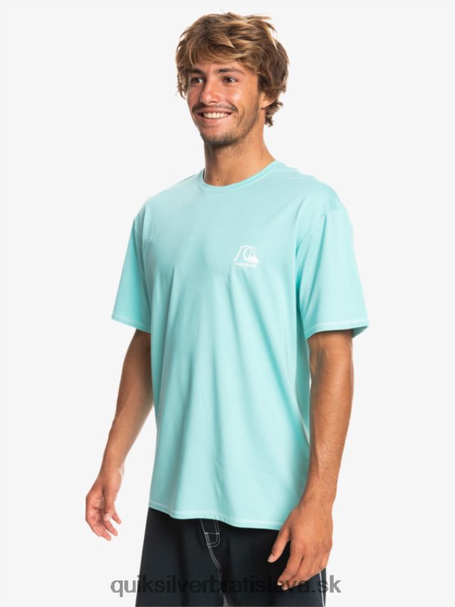 dedičné vresové tričko na surfovanie s krátkym rukávom upf 50 Quiksilver muži B80HXR1128 anjel modrý vres