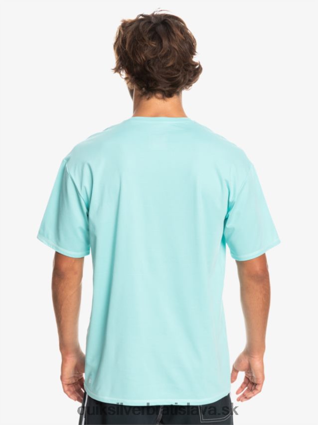 dedičné vresové tričko na surfovanie s krátkym rukávom upf 50 Quiksilver muži B80HXR1128 anjel modrý vres