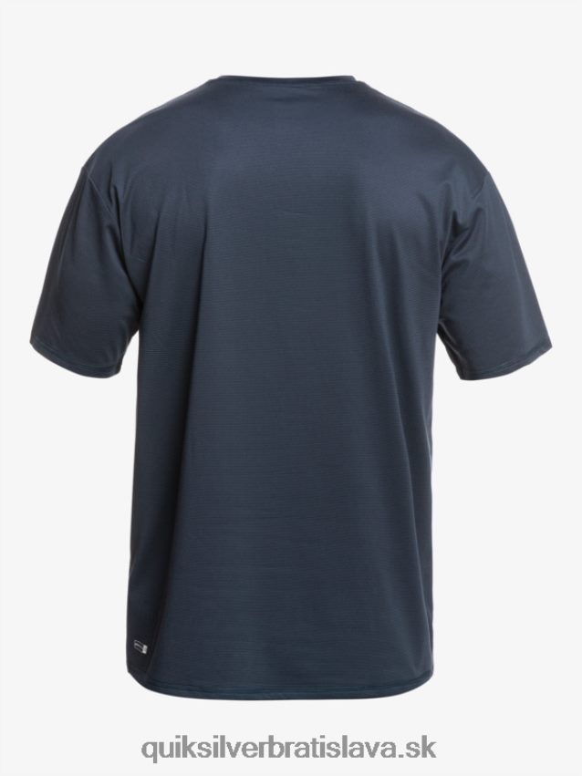 dedičné vresové tričko na surfovanie s krátkym rukávom upf 50 Quiksilver muži B80HXR1129 polnočný námornícky vres