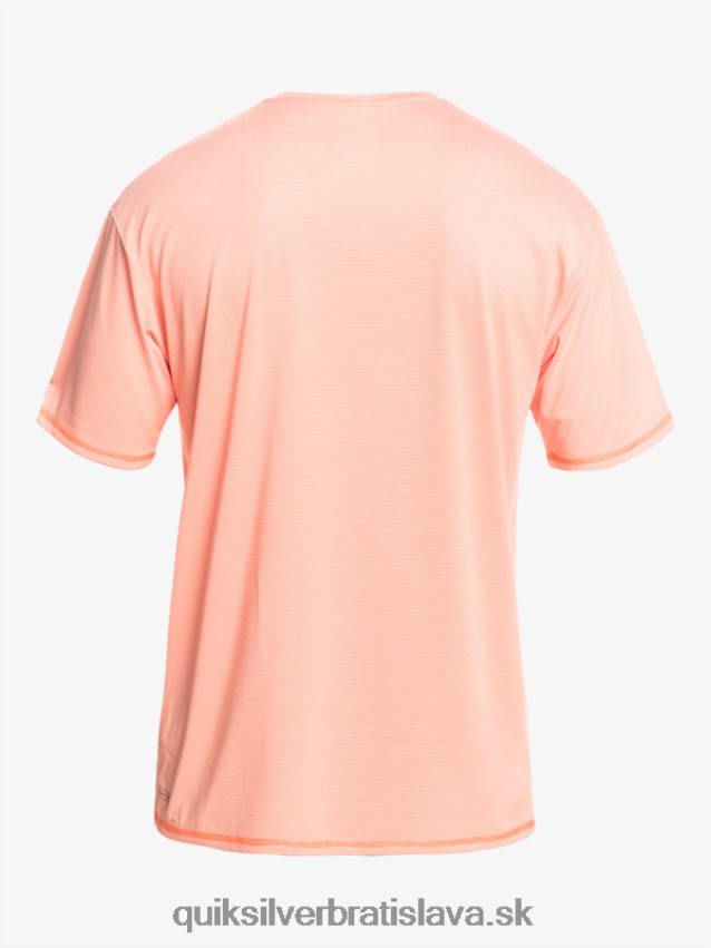 dedičné vresové tričko na surfovanie s krátkym rukávom upf 50 Quiksilver muži B80HXR1130 čerstvý lososový vres