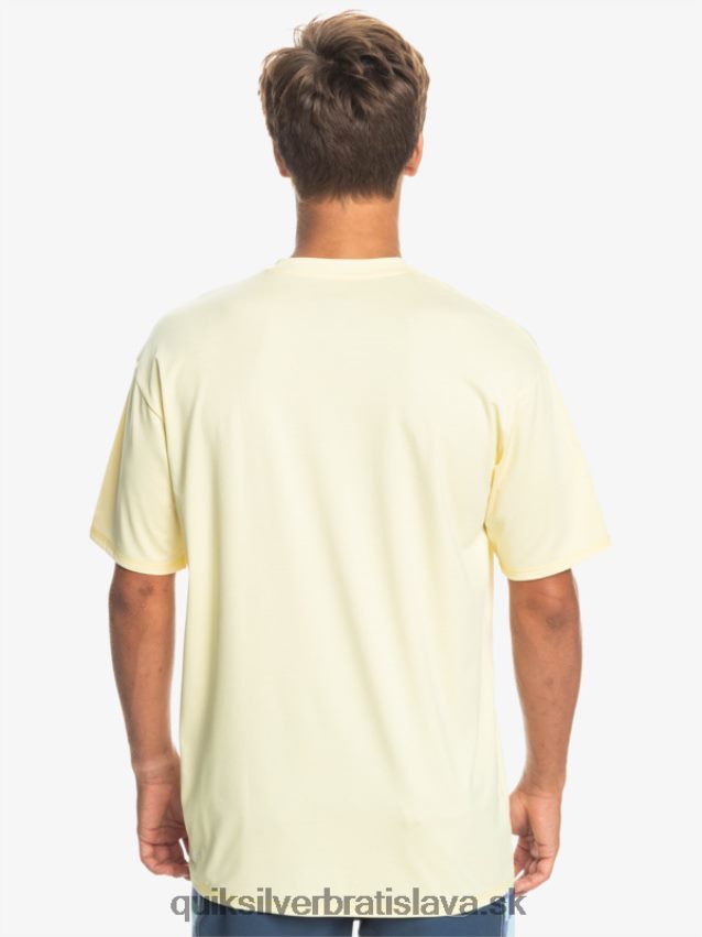 dedičné vresové tričko na surfovanie s krátkym rukávom upf 50 Quiksilver muži B80HXR1131 bledý banánový vres