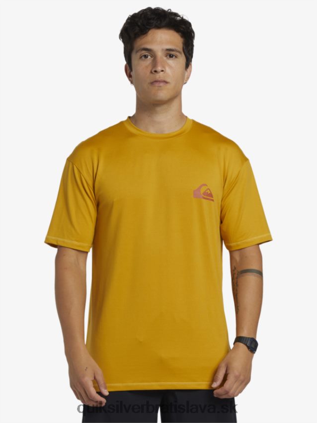 mix session upf 50 surfové tričko s krátkym rukávom Quiksilver muži B80HXR317 pšenica