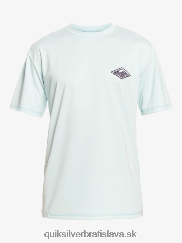 mix surfové tričko s krátkym rukávom upf 50 Quiksilver muži B80HXR1809 modrá šedá