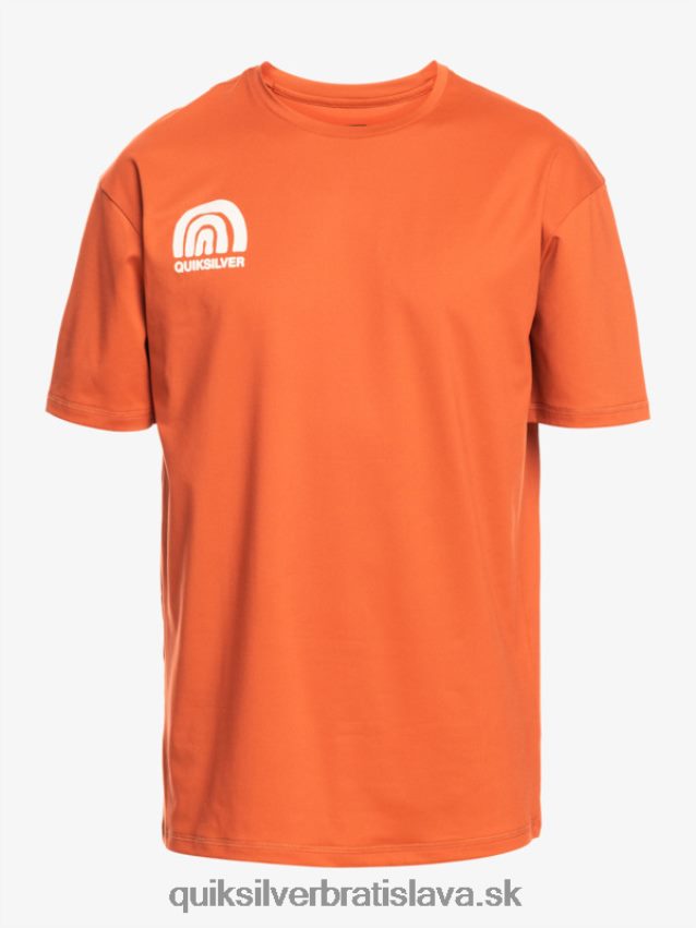 mix surfové tričko s krátkym rukávom upf 50 Quiksilver muži B80HXR1810 pikantná omáčka
