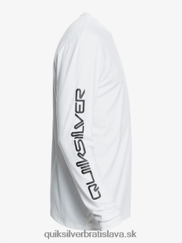 omni session tričko na surf s dlhým rukávom upf 50 Quiksilver muži B80HXR401 biely