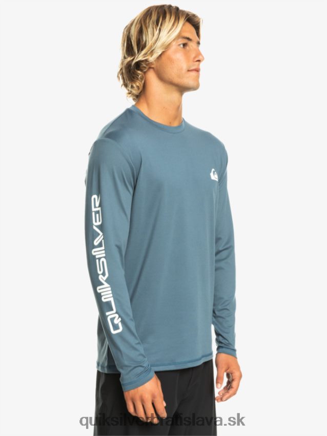 omni session tričko na surf s dlhým rukávom upf 50 Quiksilver muži B80HXR402 Beringovo more