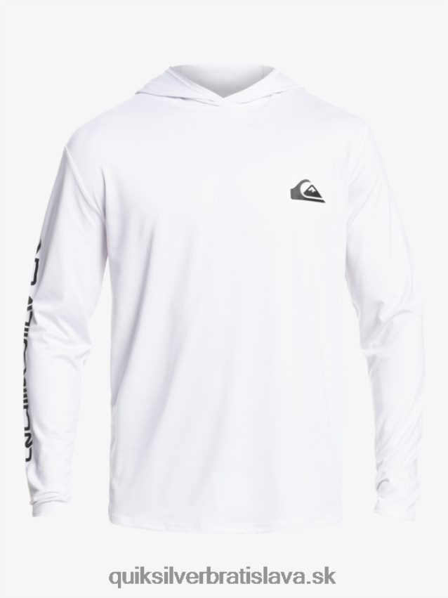 omni session upf 50 surfové tričko s dlhým rukávom Quiksilver muži B80HXR769 biely
