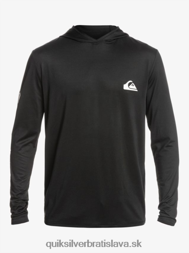 omni session upf 50 surfové tričko s dlhým rukávom Quiksilver muži B80HXR773 čierna