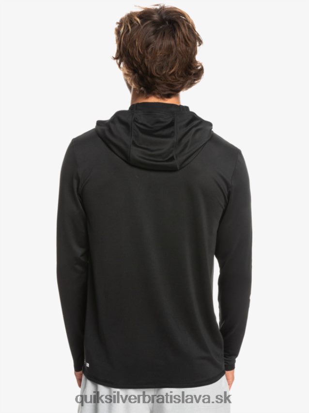 omni session upf 50 surfové tričko s dlhým rukávom Quiksilver muži B80HXR773 čierna
