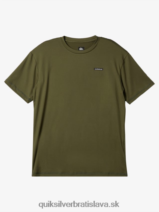 omni session upf 50 surfové tričko s krátkym rukávom Quiksilver muži B80HXR538 štvorlístok