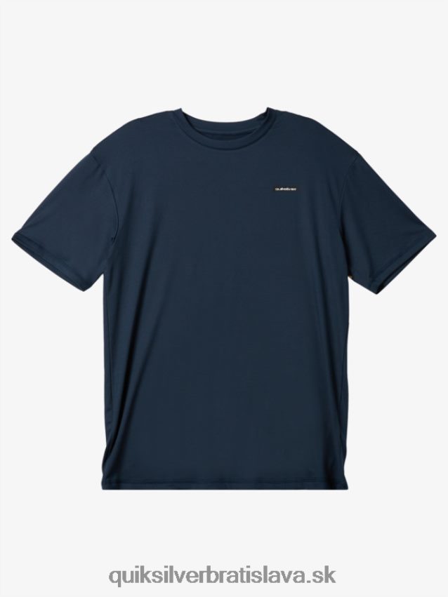 omni session upf 50 surfové tričko s krátkym rukávom Quiksilver muži B80HXR541 polnočné námorníctvo