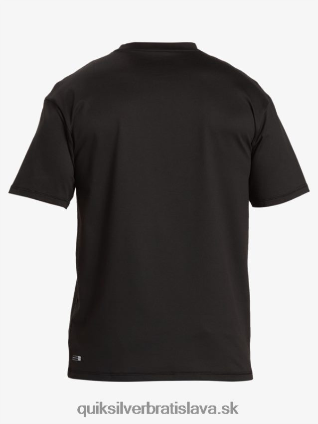 omni session upf 50 surfové tričko s krátkym rukávom Quiksilver muži B80HXR543 čierna